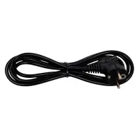 GoPower 00-00024056 Шнур питания евровилка CEE 7/7-IEC 320 C5 1.8м ПВХ, 0.75мм, черный