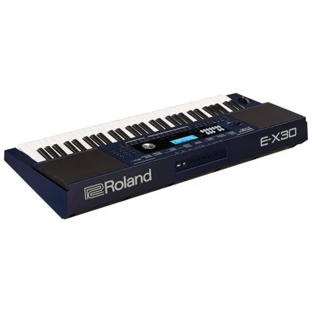 Roland E-X30 Синтезатор, 61 клавиша, цвет синий
