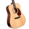 Cort Earth60-NAT Гитара акустическая, Dreadnought, цвет натуральный