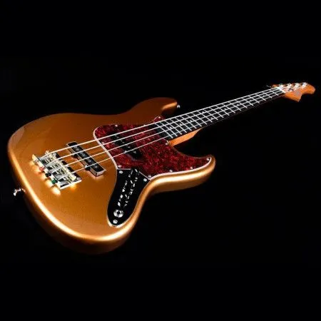JET JJB-300 GD R Бас-гитара Jazz Bass, 4 струны, золотая