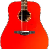 Trumon 150D RD Гитара акустическая 41" Dreadnought с чехлом,  цвет красный