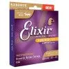 Elixir 16182 NanoWeb Набор струн для 6-струнной акустической гитары, размер 13-53