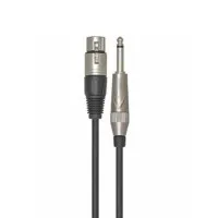 LEEM NMH-20 Шнур микрофонный XLR (male) ⇔ Jack 1/4"(M), длина 6 метров