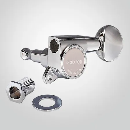 Gotoh SG381-01-C-(L3+R3) Комплект колков (3+3), хром, большая ручка