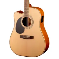 Cort AD880CE-LH-NS Гитара электро-акустическая, леворукая, с вырезом, цвет натуральный Cort AD880CE-LH-NS Гитара электро-акустическая, леворукая, с вырезом, цвет натуральный