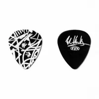Dunlop EVHPT06 Набор из 6 медиаторов EVH Star Guitar в металлическом боксе