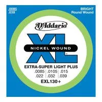 Набор струн для 6-струнной электрогитары D`ADDARIO EXL130+
