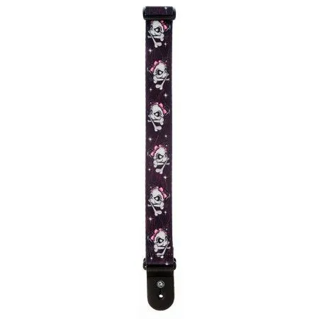 Planet Waves 50LT03 Ремень для гитары, рисунок «Miss Skull»