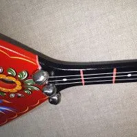 Мастерская Сереброва (к2-бл-01) Балалайка с бубенцами детская