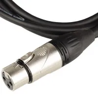 FORCE FMC-05/1,5 Шнур микрофонный XLR (F) ⇔ XLR (M), 1.5 метра, черный