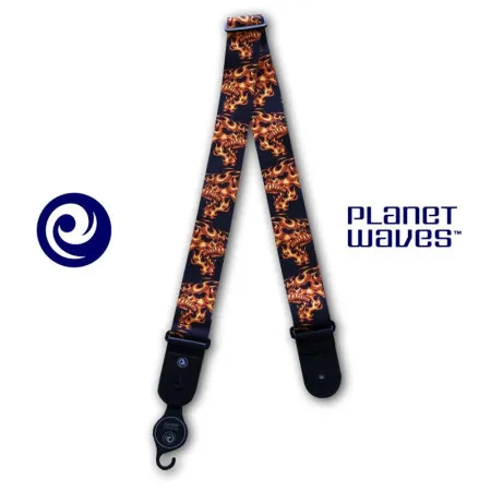 Ремень Planet Waves 50LT01 Lethal Threat™ «Flaming Skulls»