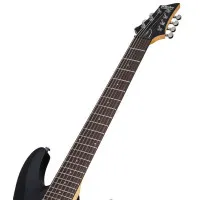 SCHECTER C-7 DELUXE SBK Электрогитара, 7 струн, цвет матовый черный