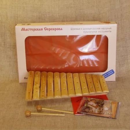Мастерская Сереброва (к1-кс-03) Ксилофон, 12 пластин