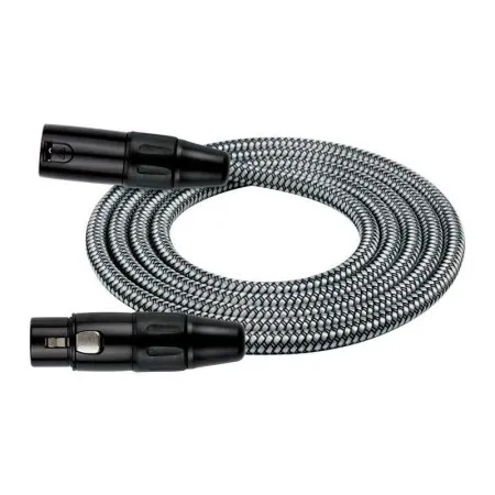 Kirlin MWC-270 3M BKA Шнур микрофонный XLR (female) ⇔ XLR (male), 3 метра, черный/серый