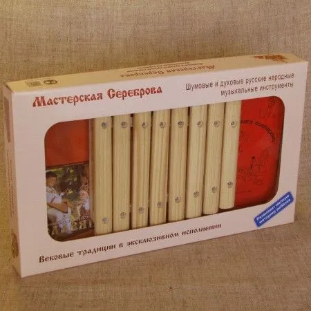 Мастерская Сереброва (к1-кс-07) Ксилофон диатонический 8 пластин