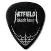 Dunlop PH112P1.14 Набор из 6 медиаторов HETFIELD: Black Fang (1.14мм) в блистере