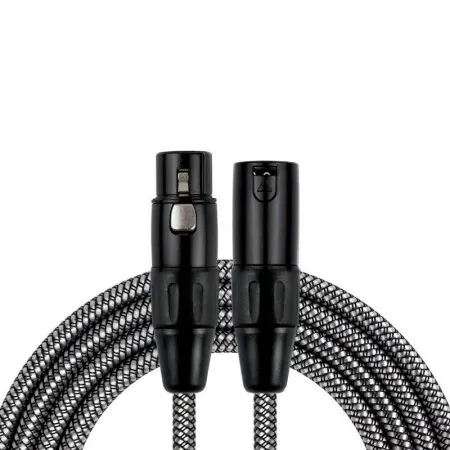 Kirlin MWC-270 3M BKA Шнур микрофонный XLR (female) ⇔ XLR (male), 3 метра, черный/серый