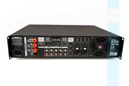 CVGaudio M-243T - профессиональный микшер-усилитель 240W / 100V или 240W / 4-16ohm (mono)