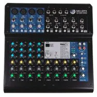 Invotone MiX .12FX Микшерный пульт аналоговый, 4 MIC входа, 4 STEREO входа, процессор эффектов