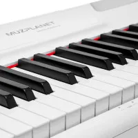MUZPLANET P-45WH Пианино цифровое, 88 клавиш, цвет белый (без стойки)
