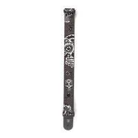 Planet Waves P20W1412 Ремень для гитары, рисунок «Sugar Skulls», цвет черный