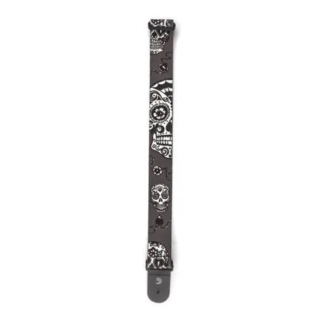 Planet Waves P20W1412 Ремень для гитары, рисунок «Sugar Skulls», цвет черный