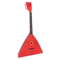 БалалайкерЪ 3S-TM Балалайка «Будь Готов!» традиционная компактная, красная