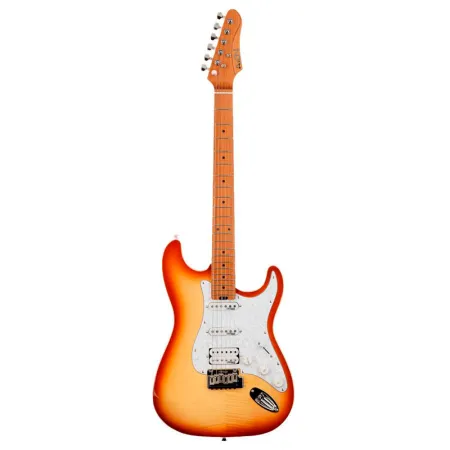 Aion H-10 YLW Электрогитара Stratocaster, 6 струн, цвет желтый санбёрст