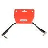 FORCE FGC-19/025L Патч-шнур гитарный, JACK 1/4" (угловой) <=> JACK 1/4" (угловой), 25см