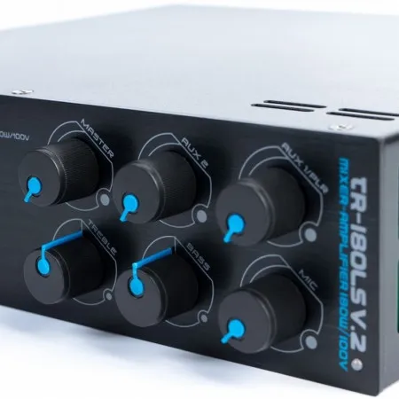 CVGaudio TR-180LS Микшер-усилитель трансляционный настольный / настенный 180W/100V