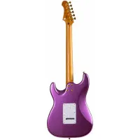 JET JS-480 VI G Электрогитара, Stratocaster, цвет фиолетовый металлик, золотая фурнитура