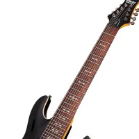 SCHECTER OMEN-8 BLK Электрогитара, 8 струн, 24 лада, цвет черный