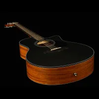 KEPMA EAC Black Matt Гитара акустическая Grand Auditorium, цвет черный матовый