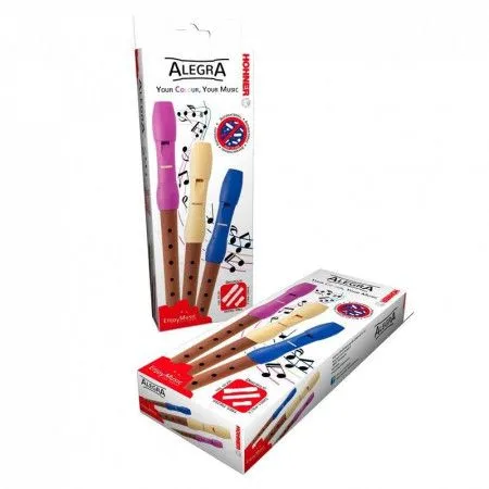 Hohner B95831 Блок-флейта сопрано, немецкая система, деревянный корпус/пластиковый мундштук