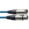 STAGG SMC3 CBL Шнур микрофонный XLR (female) <=> XLR (male), синий