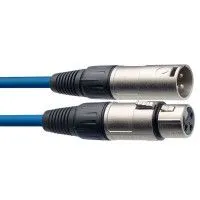 STAGG SMC3 CBL Шнур микрофонный XLR (female) <=> XLR (male), синий