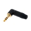 NEUTRIK NTP3RC-B Разъём кабельный miniJACK 1/8" (male), стерео (балансный), угловой