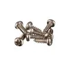 Alice AOD-014CT Комплект одиночной колковой механики, со втулкой, никелированный
