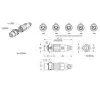 SWITCHCRAFT AAA4FZ Разъем прямой кабельный XLR (female), 4-PIN