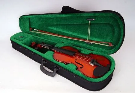 Carayа MV-008 Скрипка акустическая размера 1/8 в футляре со смычком
