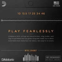 D'Addario NYXL1046BT Струны для электрогитары, Reg. Light, Balanced Tension, 10-46