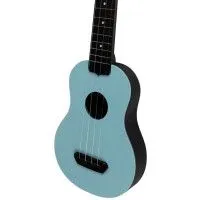 Flight ULTRA S-35 Ether Укулеле сопрано, поликарбонат, цвет серо-голубой, рюкзак в комплекте