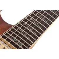 SCHECTER C-1 EXOTIC SPALTED MAPLE SNVB Электрогитара 6 струн, 24 лада, натуральный матовый бёрст