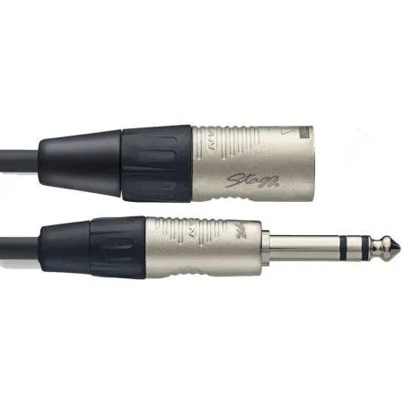 STAGG NAC3PSXMR Шнур аудио, балансный, JACK 1/4