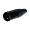 Rean RC3M-BAG Разъем XLR (male) кабельный, 3-PIN, чёрный