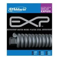 Набор струн для 6-струнной электрогитары D`ADDARIO EXP120
