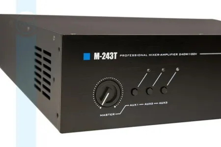 CVGaudio M-243T - профессиональный микшер-усилитель 240W / 100V или 240W / 4-16ohm (mono)