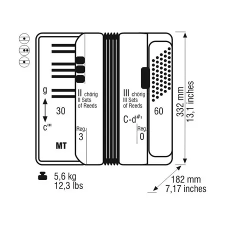 Аккордеон Weltmeister Rubin