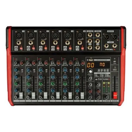 PROEL PLAYMIX10 Микшерный пульт, 10 каналов, DSP, USB, Bluetooth