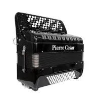 Pierre Cesar PCB5096 BKP Баян, 96 басов, 70 кнопок, 41 тон в правой руке, цвет черный перламутр